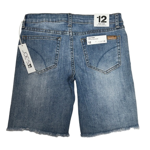Joe's Jeans The Finn Bermuda Shorts Cotton Blend Dungaree 5-Pocket Mid-Ride - Picture 4 of 11